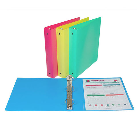 C-Line 3-Ring Binder, 1-1/2 Capacity