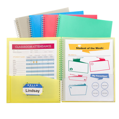 C-Line 8-Pocket Spiral-Bound Poly Portfolio