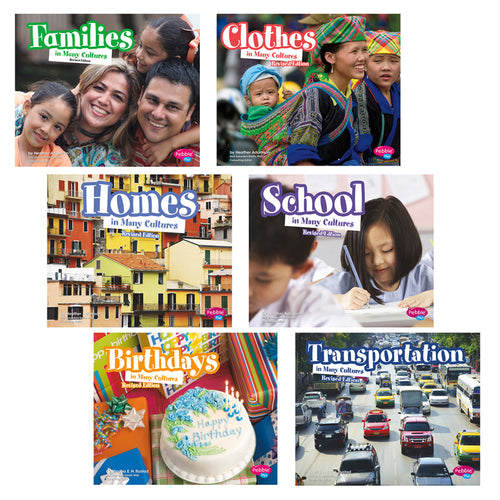 Life Around The World Book Set, Set Of 6