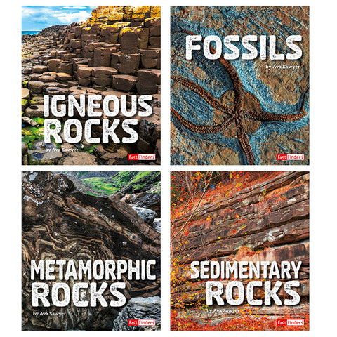 Rocks Book Set, Set Of 4