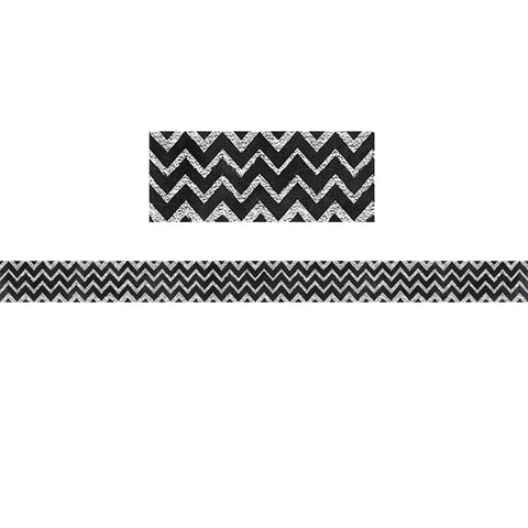 Chevron In Chalk Borders
