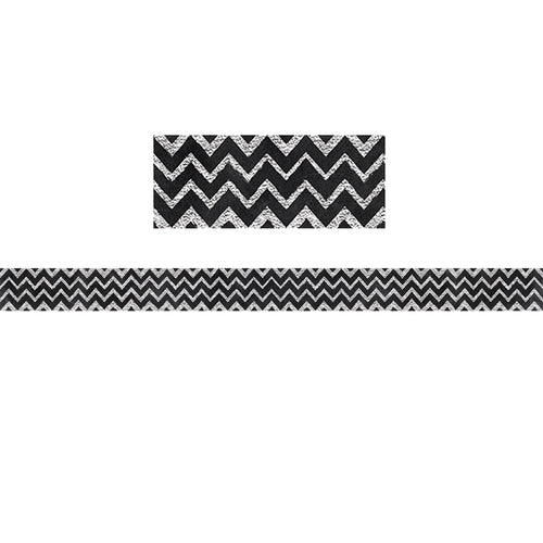 Chevron In Chalk Borders