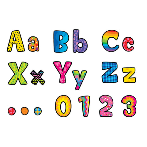 Poppin™ Patterns 4 Designer Letters, 216/Pkg