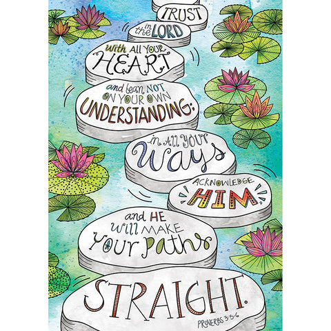 Proverbs 3:5-6 Rejoice Inspire U Poster