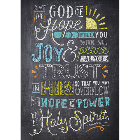 Romans 15:13 Rejoice Inspire U Poster
