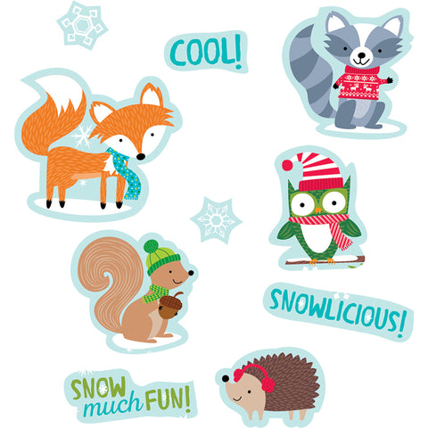 Winter Woodland Friends Stickers