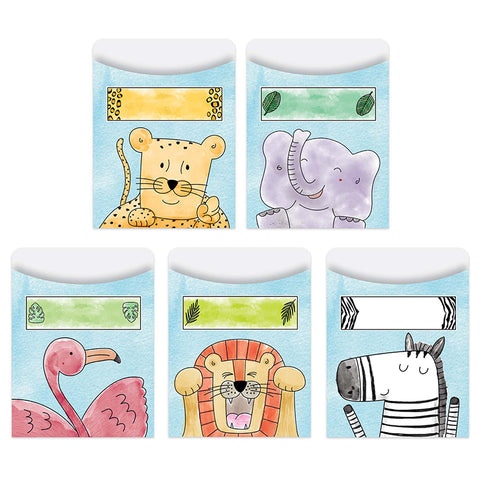 Safari Friends Library Pockets”Standard