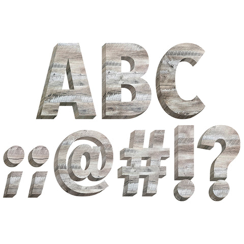 Rustic Wood 6 Designer Letters