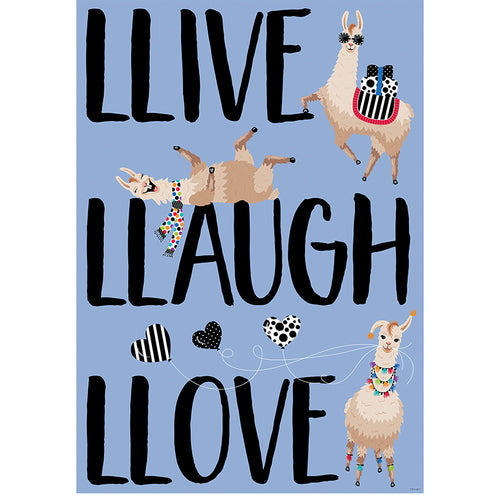 Llive. Llaugh. Llove. Inspire U Poster