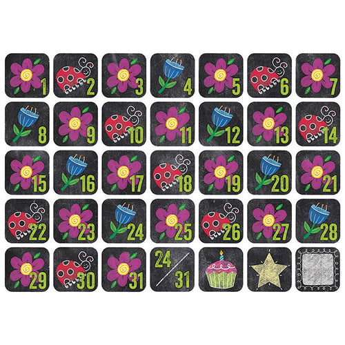 Chalk It Up! May Seasonal Calendar Days, 35/Pack