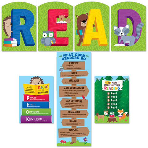 Woodland Friends Read Bulletin Board (8536)