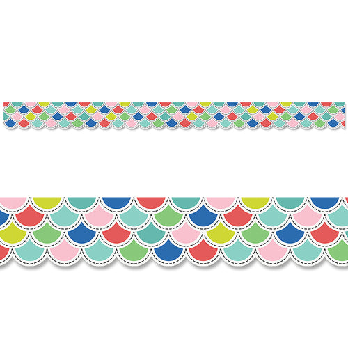 Poppin' Scallops Border, 35 Feet