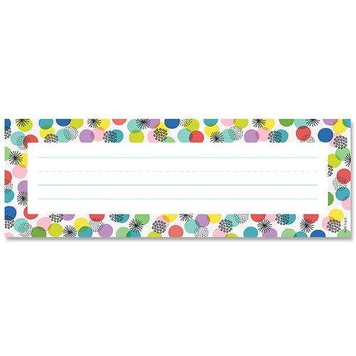 Color Pop Name Plates, 36/Pack
