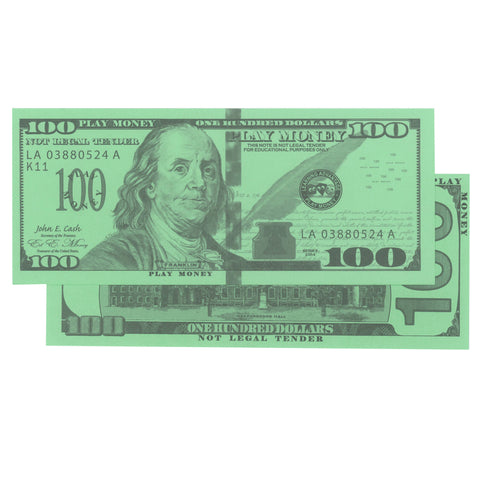 100 Bills, Set Of 50