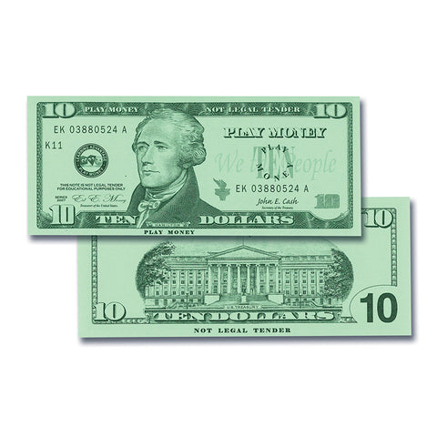 10 Bills Set, Set Of 100