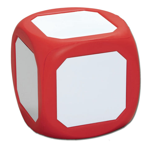 Magnetic Dry Erase Die, 4.75, Red