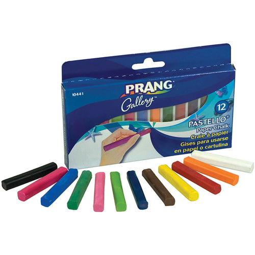 Prang Pastello Chalk Pastel, 12 Colors