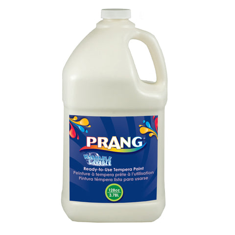 Ready-To-Use Washable Tempera Paint, Gallon, White