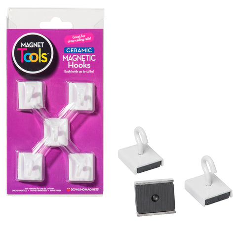 Ceramic Ceiling Hooks-Set Of Five