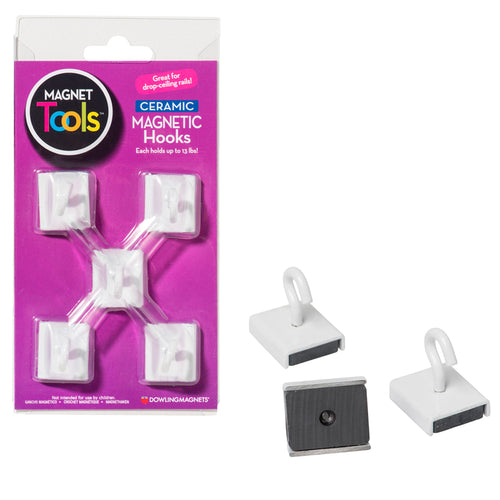 Ceramic Ceiling Hooks-Set Of Five