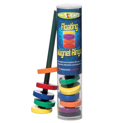 Floating Magnet Rings, 6/Pkg