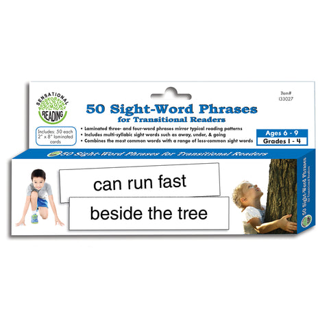 50 Sight-Word Phrases For Transitional Readers