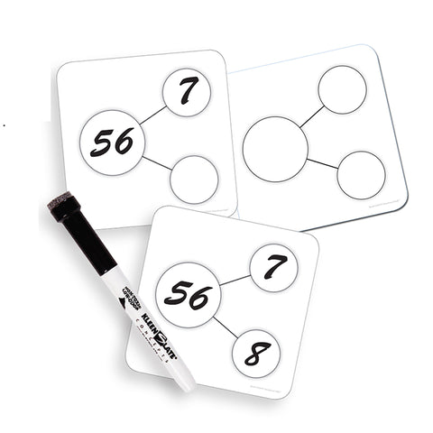 Write-On/Wipe-Off Number-Bonds Cards