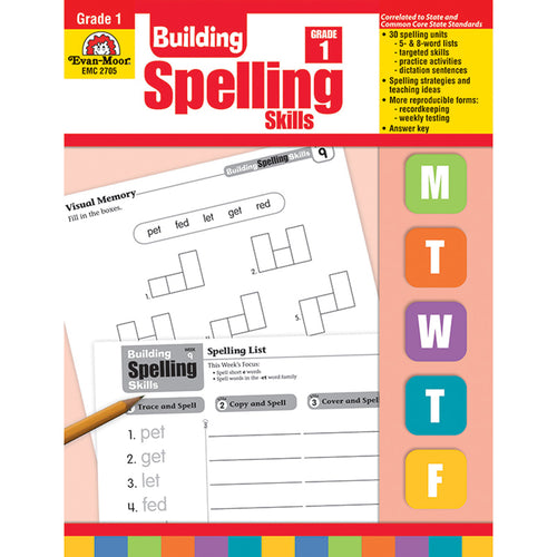 Building Spelling Skills, Teacher'S Edition, Grade 1