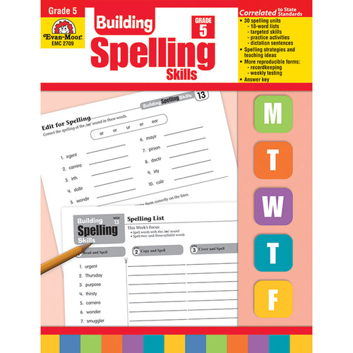 Building Spelling Skills, Teacher'S Edition, Grade 5