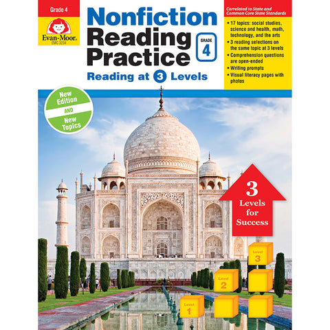 Evan-Moor Nonfiction Reading Practice, Grade 4