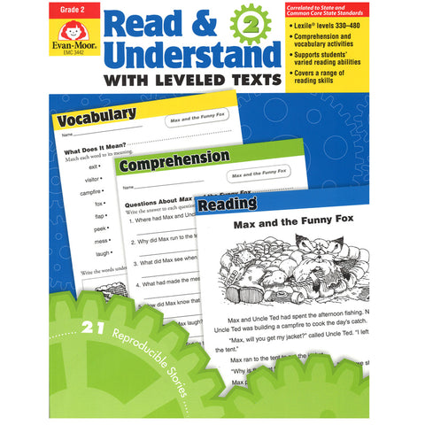Read & Understand With Leveled Texts Book, Grade 2