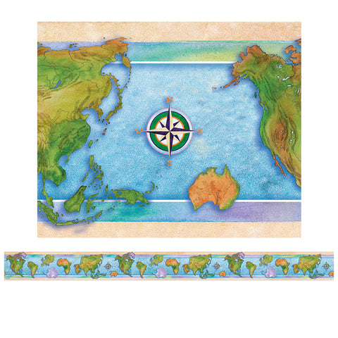 Border World Continents 12/Pk