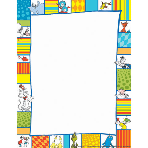 Dr. Seuss Shapes Computer Paper