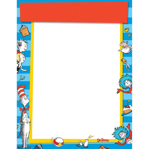 Dr. Seuss Standard Welcome/Blank Chart