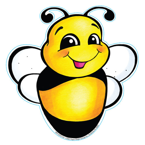Bee Paper Cut-Outs. Packaged With 36 Pieces, Each 5 Tall.