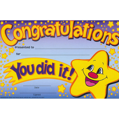Congratulations Recognition Awards