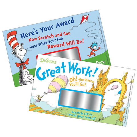 Dr. Seuss Scratch Off Rewards