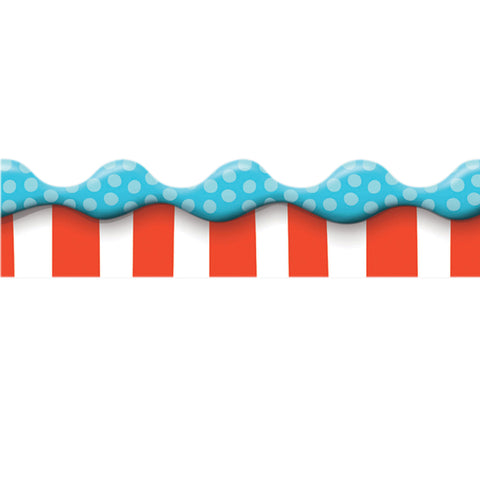 Dr. Seuss Dimensional Look Extra Wide Die Cut Deco Trim