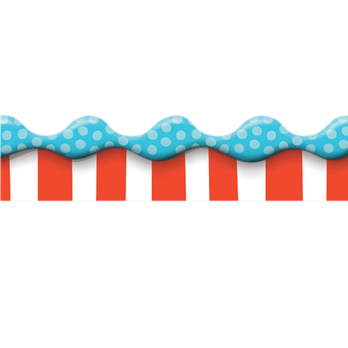 Dr. Seuss Dimensional Look Extra Wide Die Cut Deco Trim