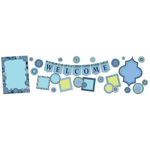 Blue Harmony Welcome Bulletin Board Sets