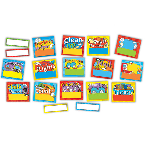 Dr. Seuss Standard Job Chart Mini Bulletin Board Set