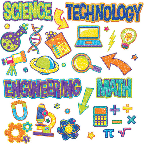 Color My World Stem Mini Bulletin Board Set