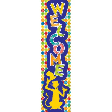 Dr. Seuss Spot On Seuss Welcome Banners - Vertical