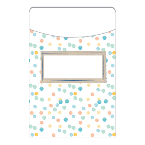 Confetti Splash Library Pockets, Dots