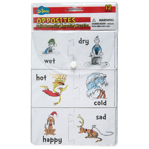 Dr. Seuss Opposites Self-Correcting Puzzle Manipulatives
