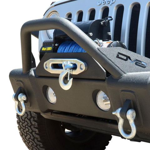 Jeep JK/JL Front Bumper w/Fog Lights FS-13 07-18 Wrangler JK/JL Steel Stubby DV8 Offroad