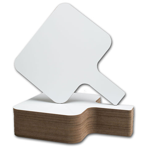 Rectangular Dry Erase Answer Paddle, 8 X 9.75, Pack Of 12