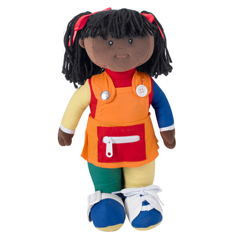 Learn-To-Dress Doll, Black Girl