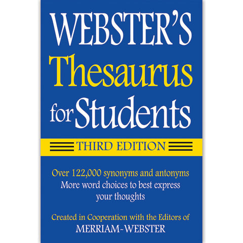 Webster'S Thesaurus For Students