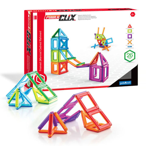 Powerclix Frames, 26 Pieces